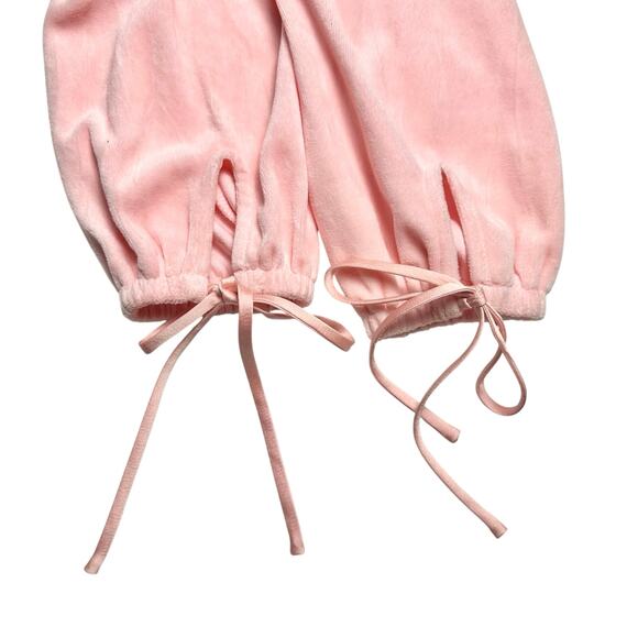 Juicy Couture Black Label | Women | Blush Pink Soft Velour Mini Dress | Small - Picture 12 of 13